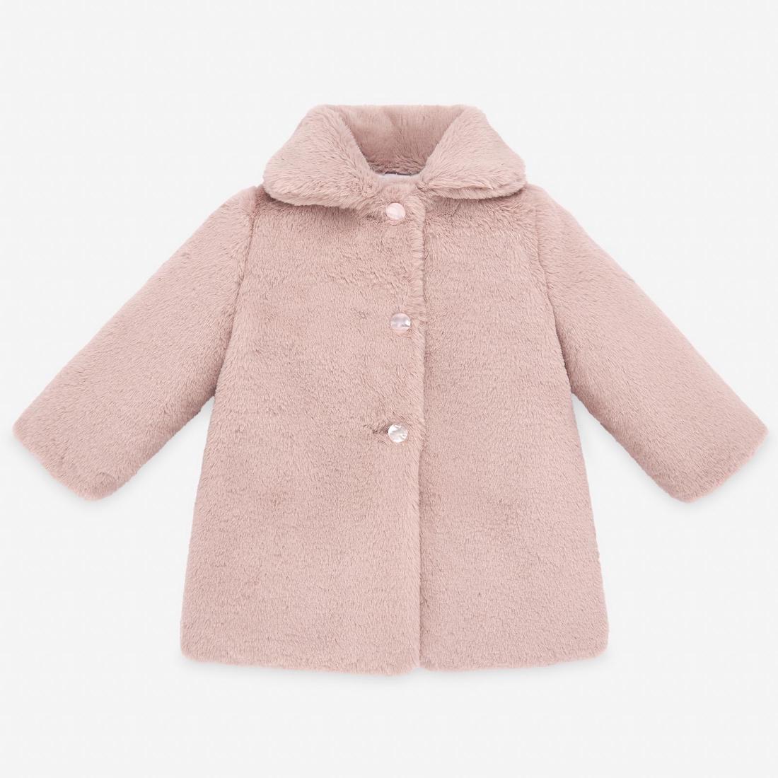 Pink Teddy Fleece Coat
