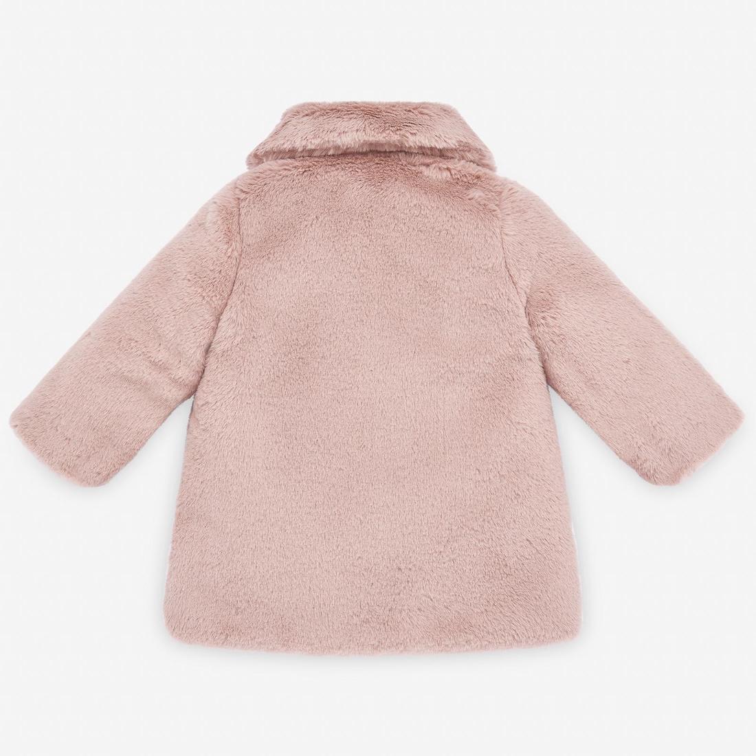Pink Teddy Fleece Coat