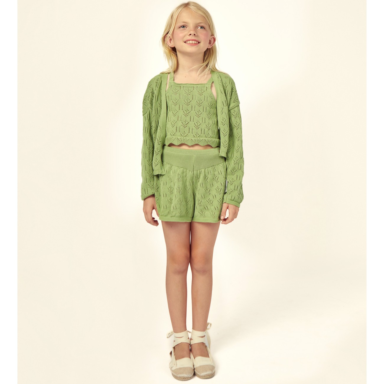 Ines Openwork Cardigan