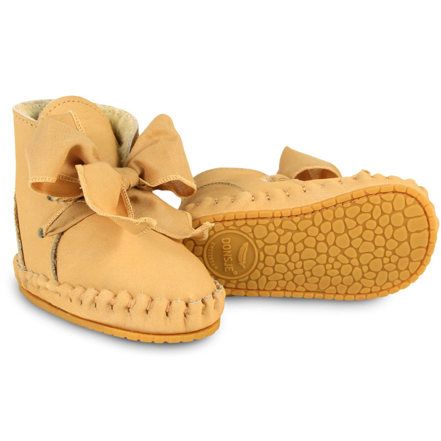 Pina Organza | Kaki Nubuck + Fudge Cotton Laces