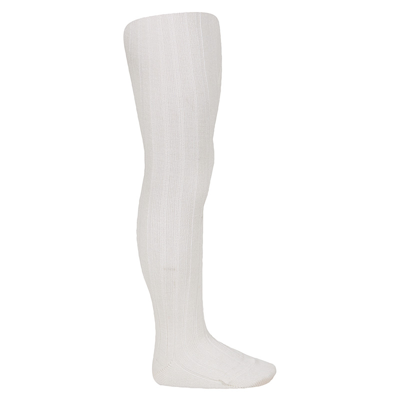 1216/1 Merino Wool-blend Rib Tights | Beige 913