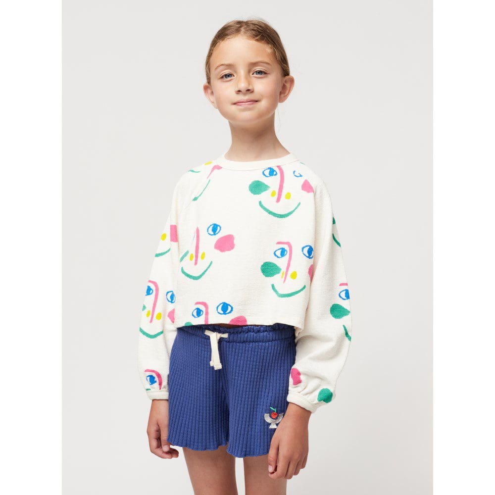 Smiling Mask All Over Sweatshirt