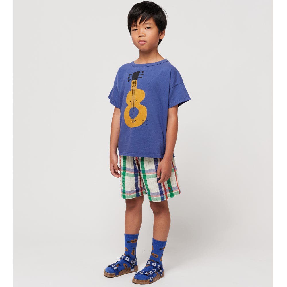 Madras Checks woven bermuda shorts
