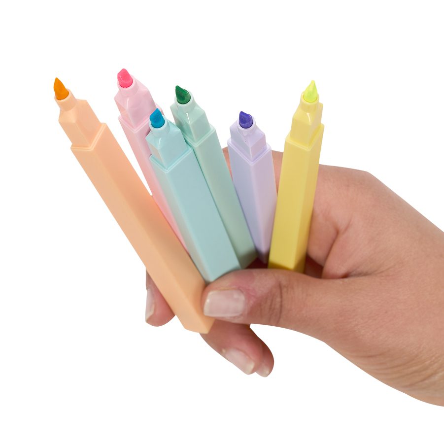 Color Block Highlighters | Set Of 6