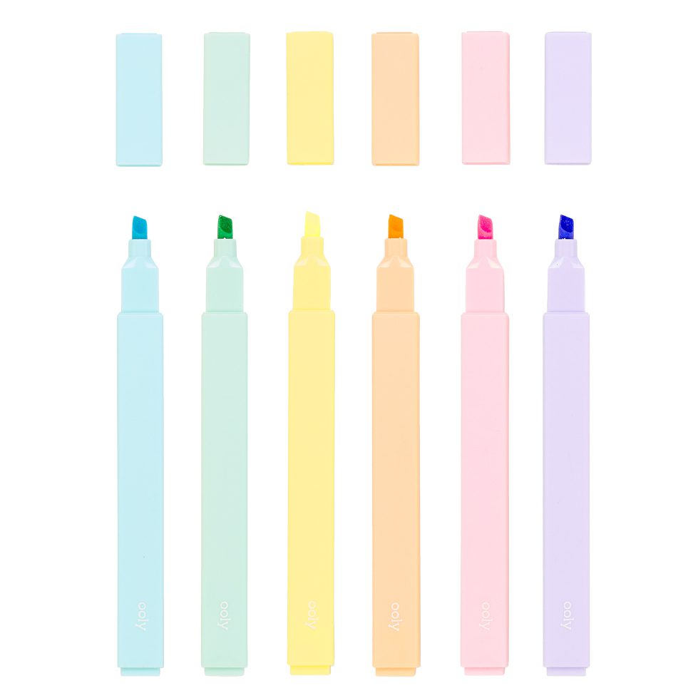 Color Block Highlighters | Set Of 6