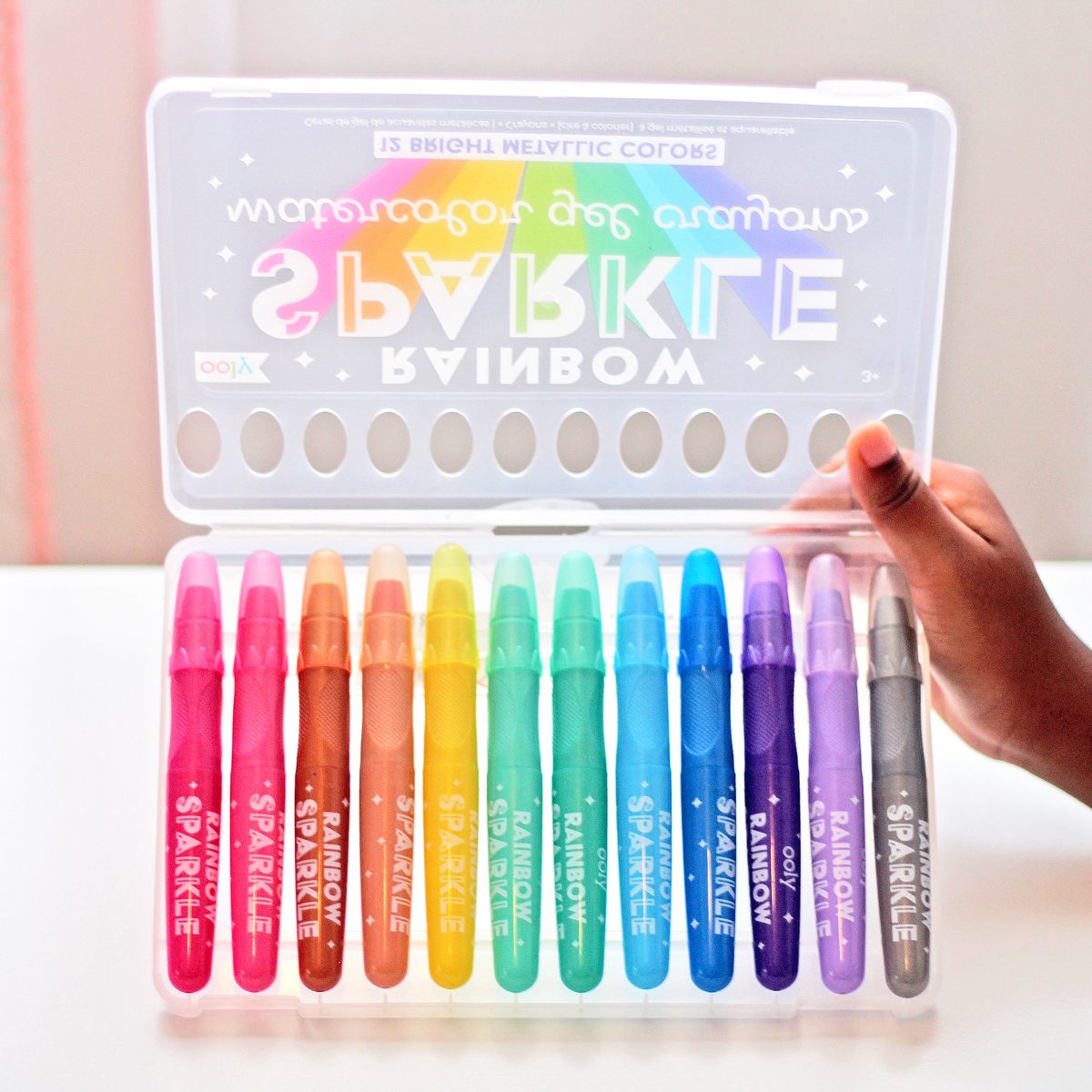 Sparkle Watercolor Gel Crayons (Set of 12)