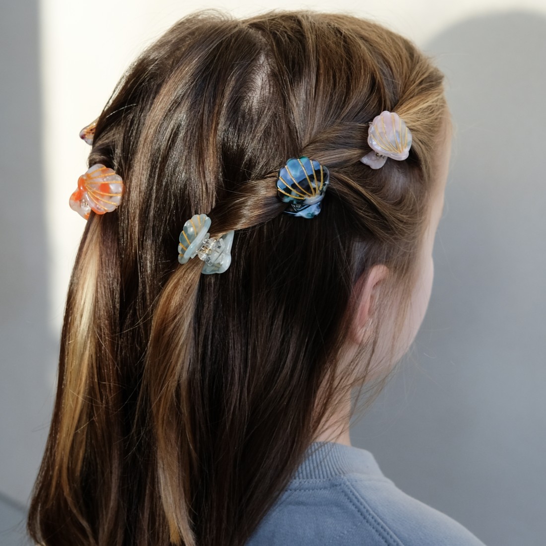 Mini Shell Claw Clips