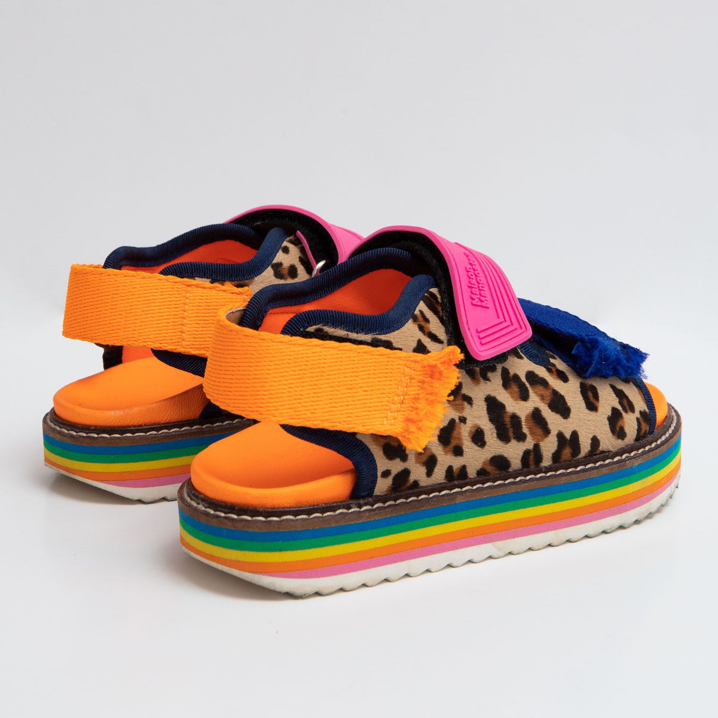 Apple Leopard Sandals