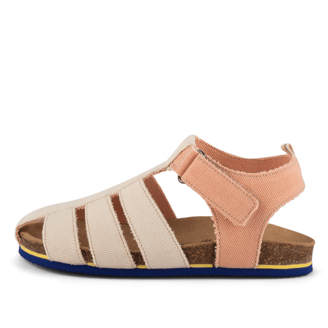 Cream/Salmon Eco Fisherman Sandals