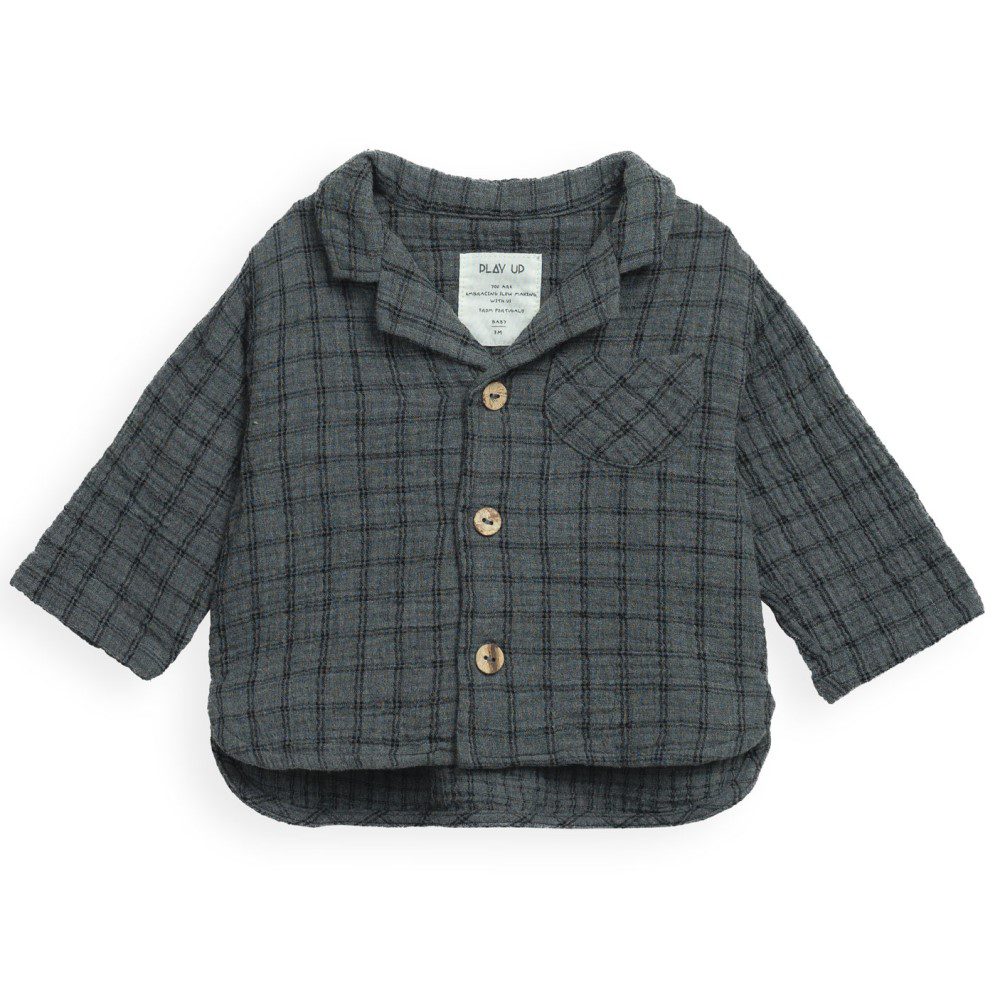 3 Piece Set | Checked Shirt, L/S Top & Twill Pants