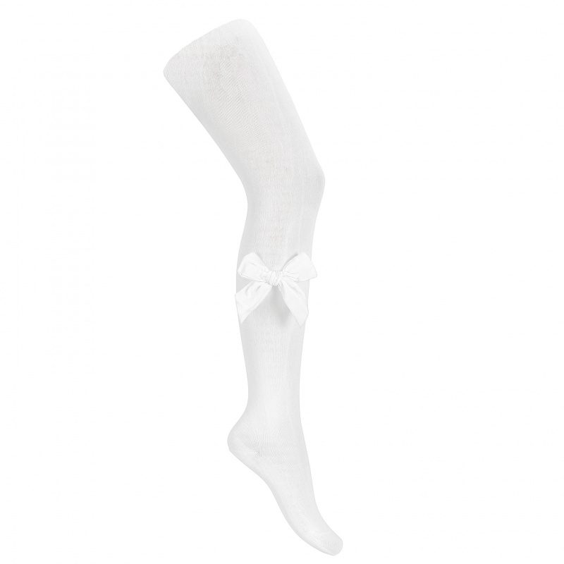 Side Velvet Tights | White (200)