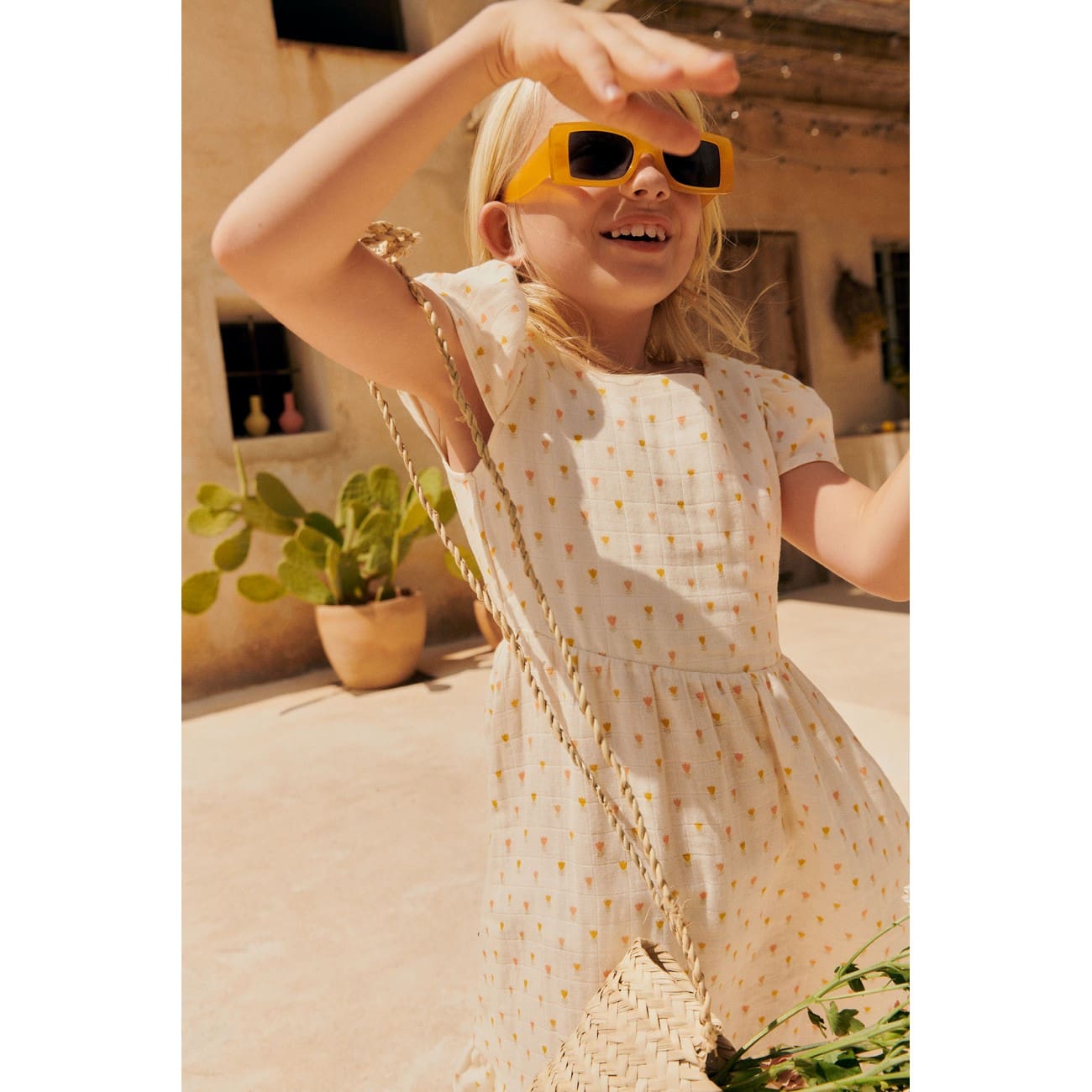 Camille Tulip Gauze Dress
