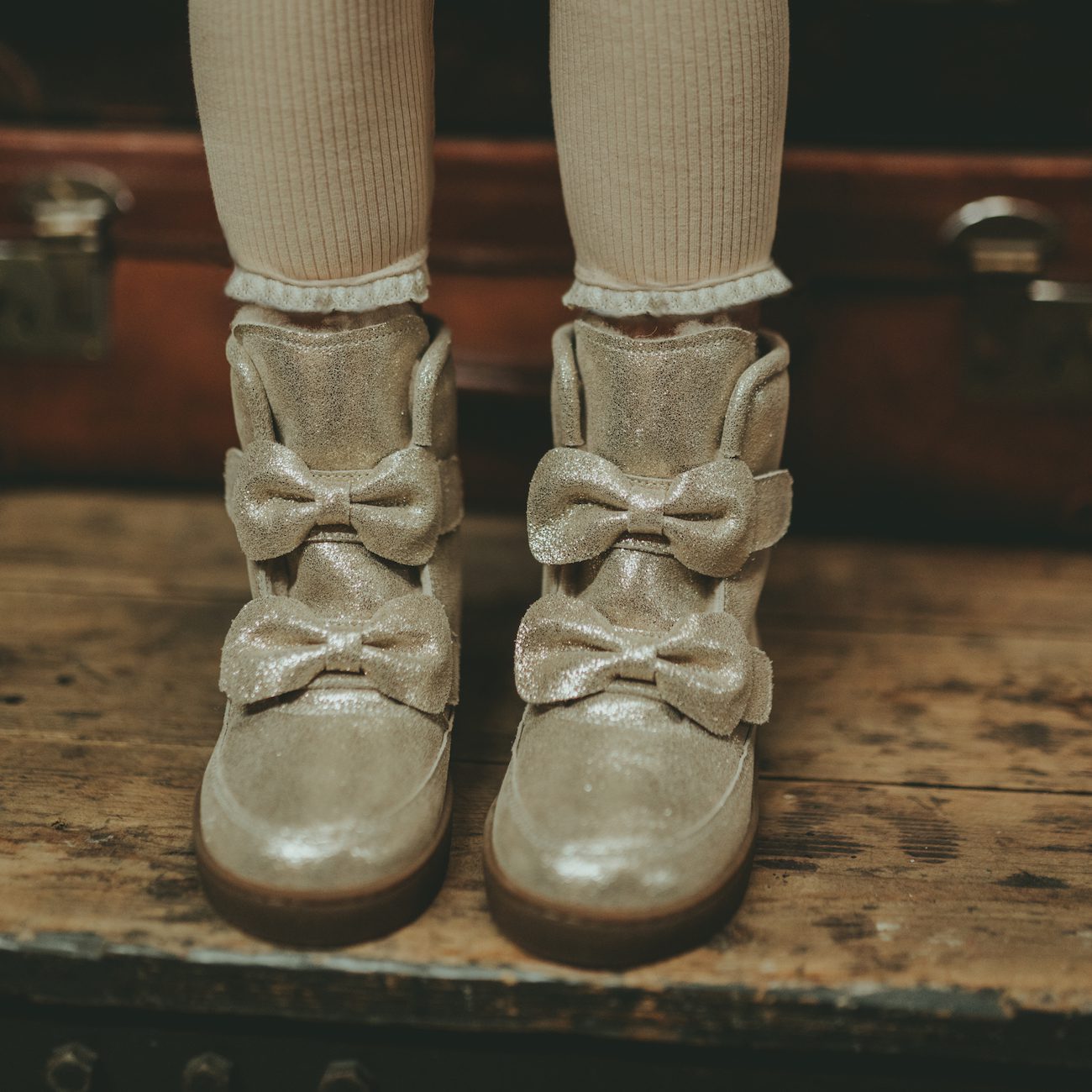 Isa Exclusive Lining | Silver Metallic Leather