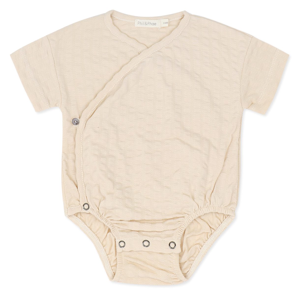 Textured Cross-over Onesie