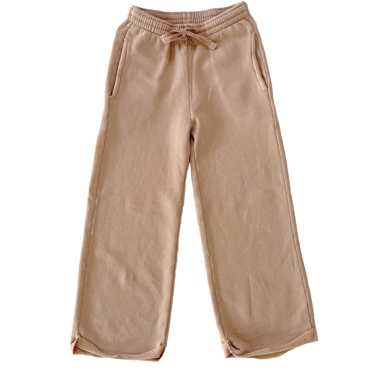 Straight Sweatpants Beige