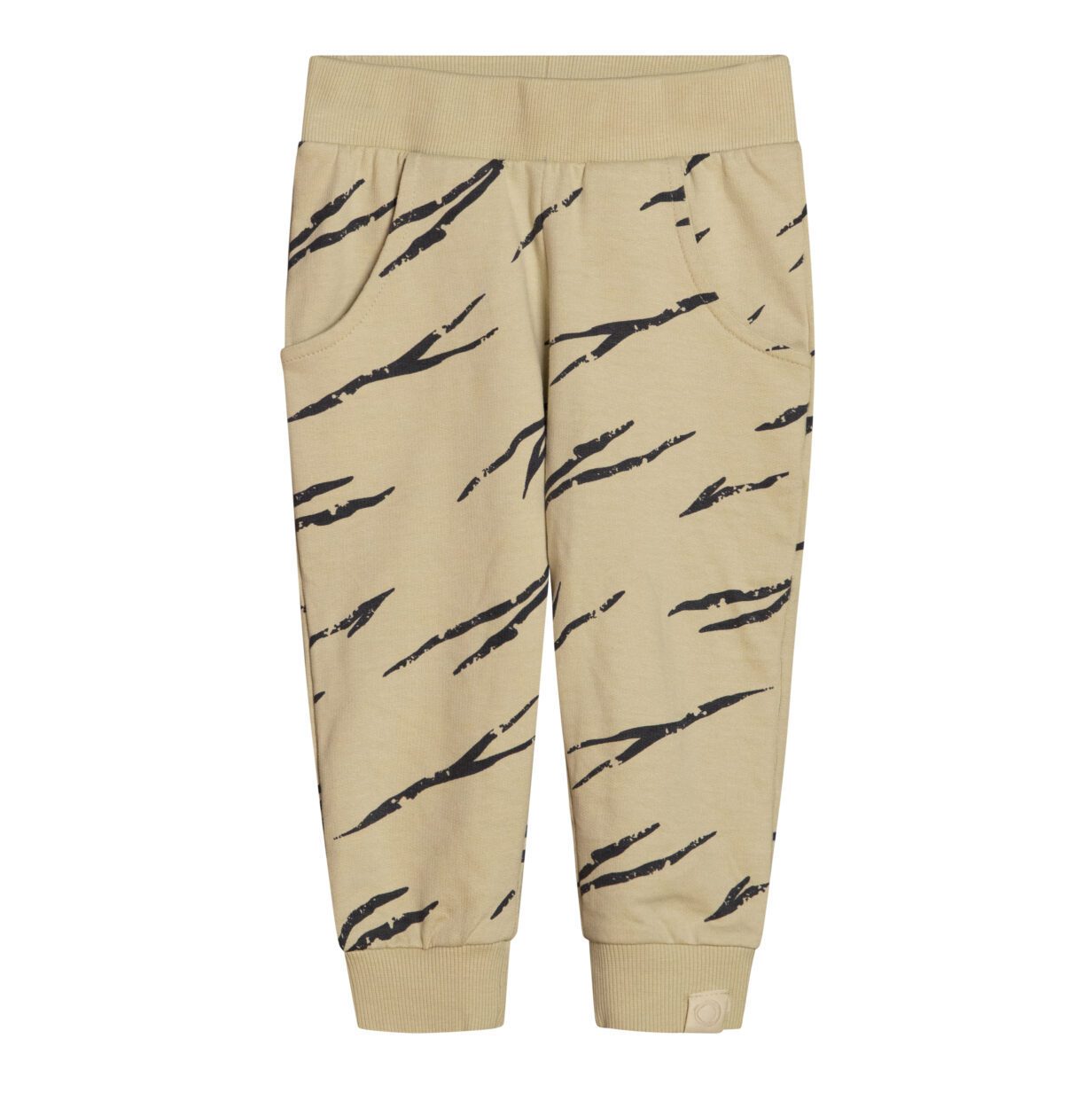 Remo Waffle Top Black & Como Pant Black Print