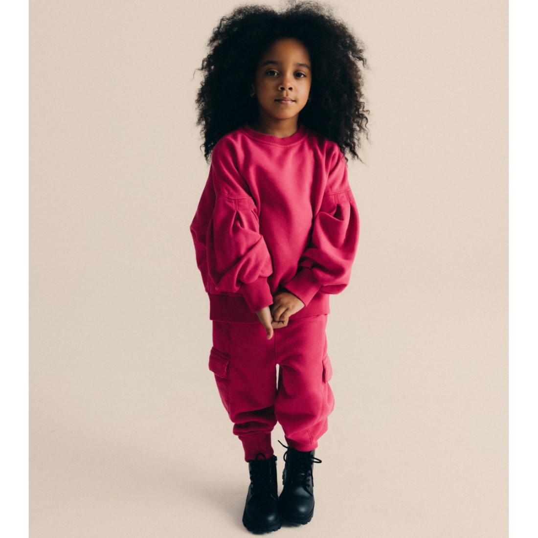 Washed Pink Balloon Sweatshirt