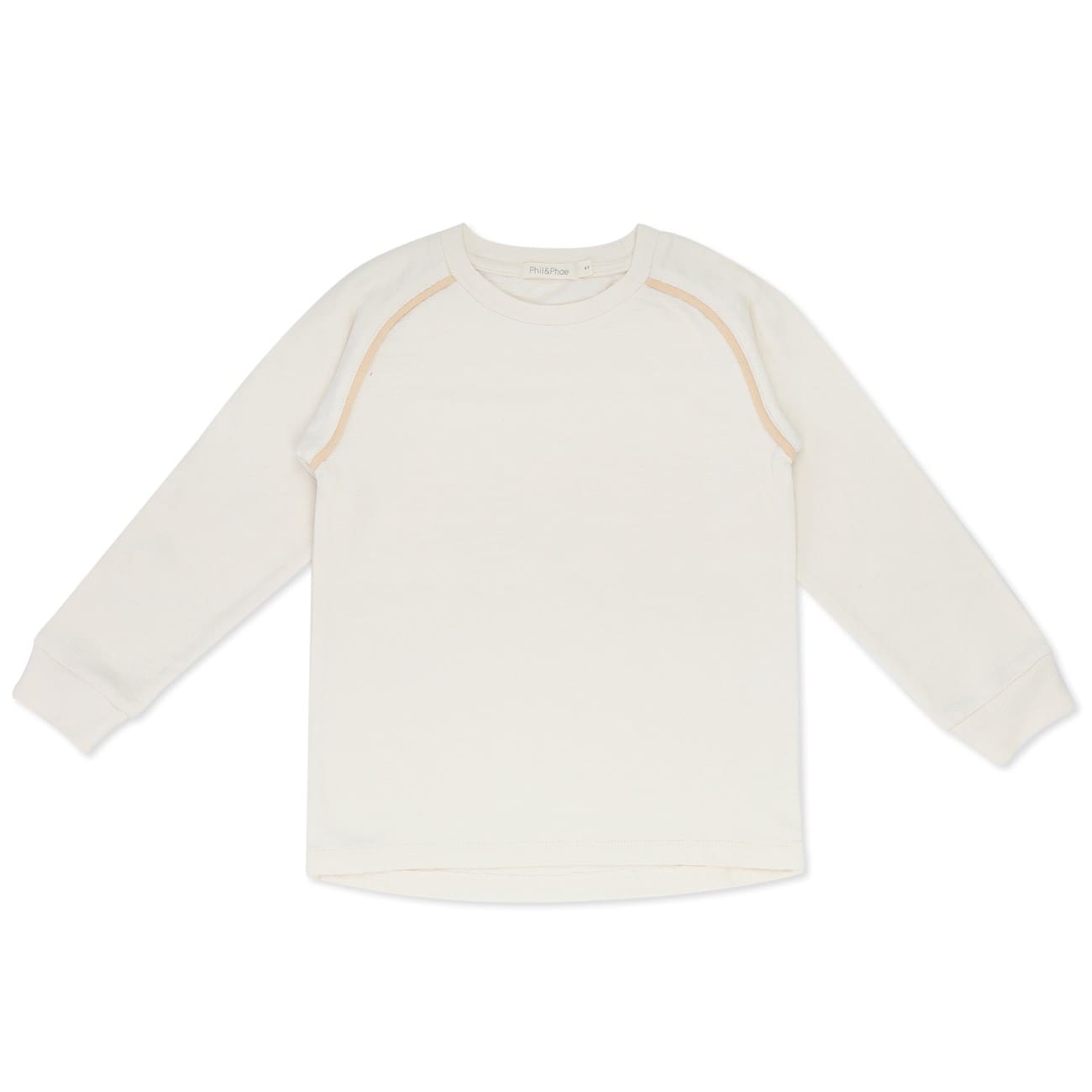 Textured Crewneck Raglan Top | Coconut