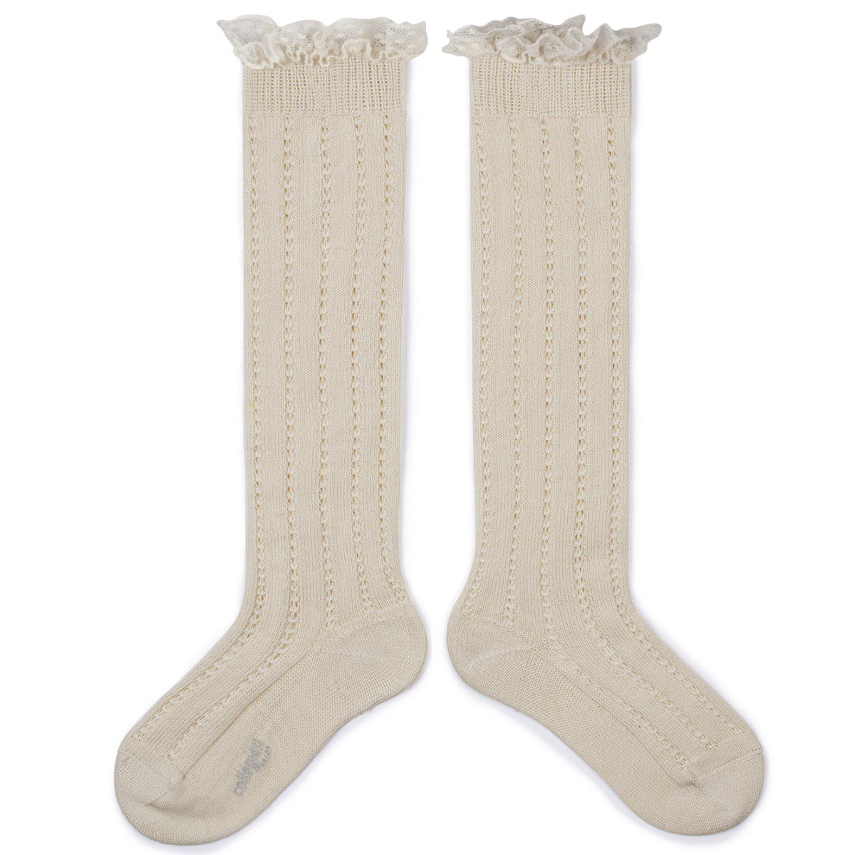 Marie Léonie Openwork Knee-high Socks | Doux Agneaux