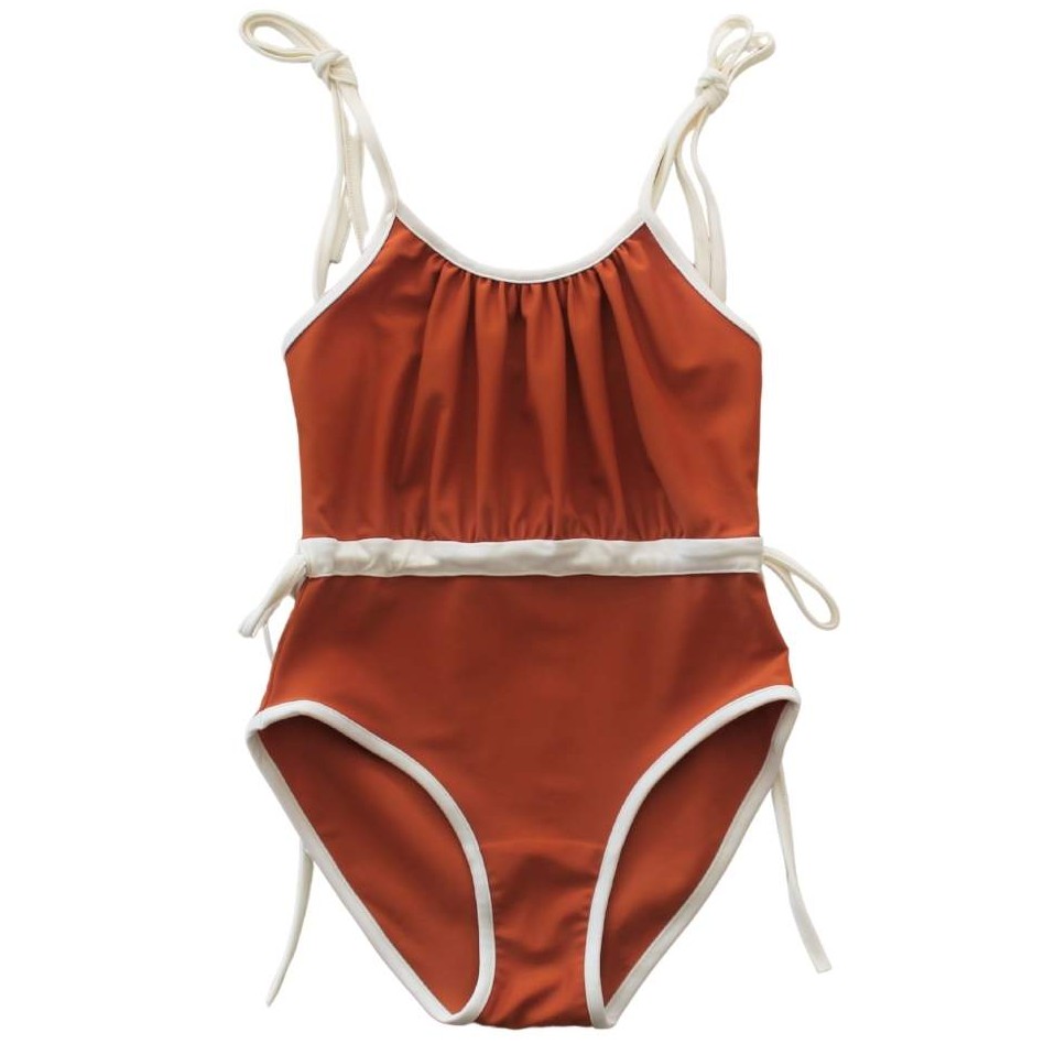 Swimsuit | Ruched Orange