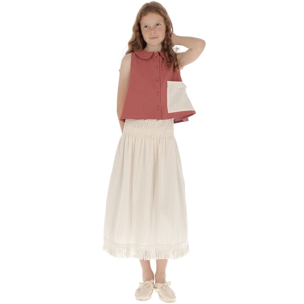 Blouse Oversize Pocket | Lava