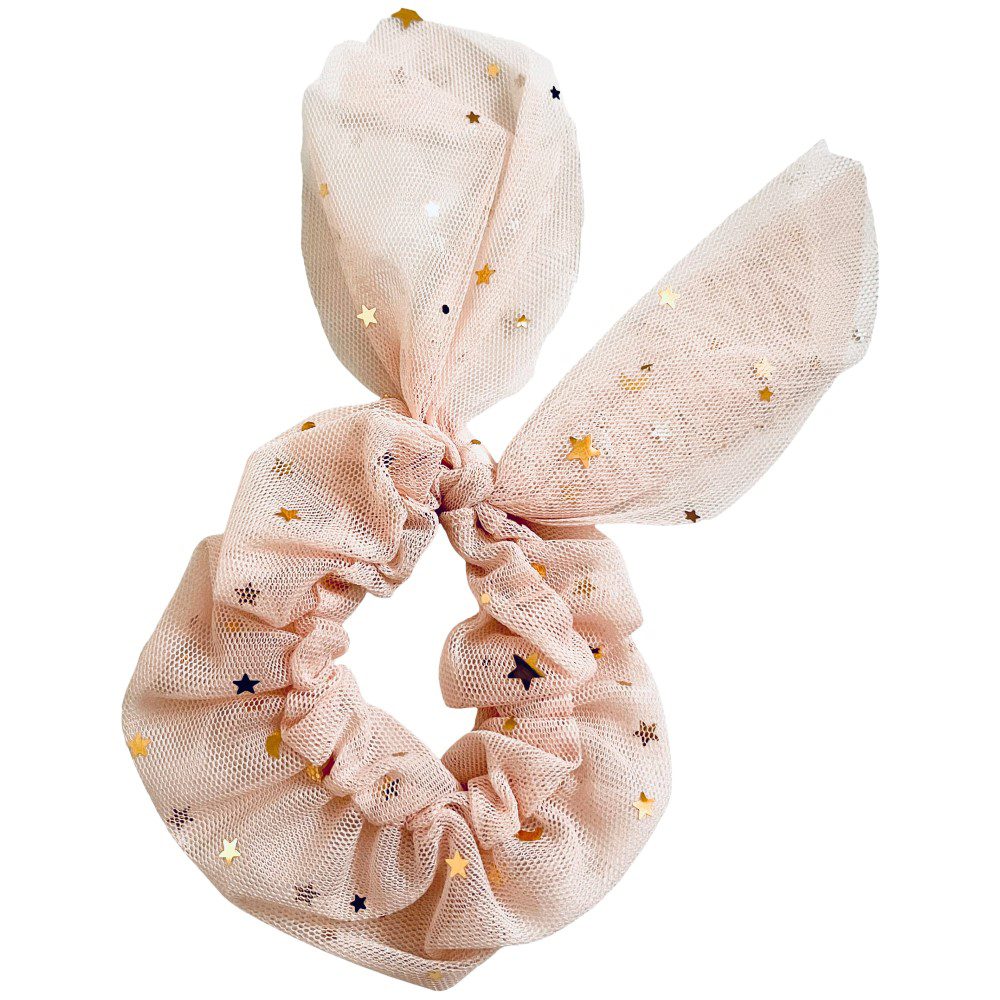 Tulle Hair Scrunchie | Ballet Pink