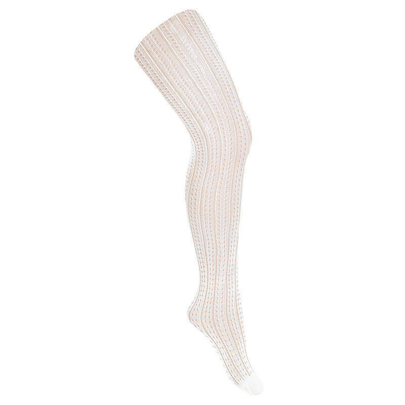 4579/1 Openwork Pantyhose | White 200