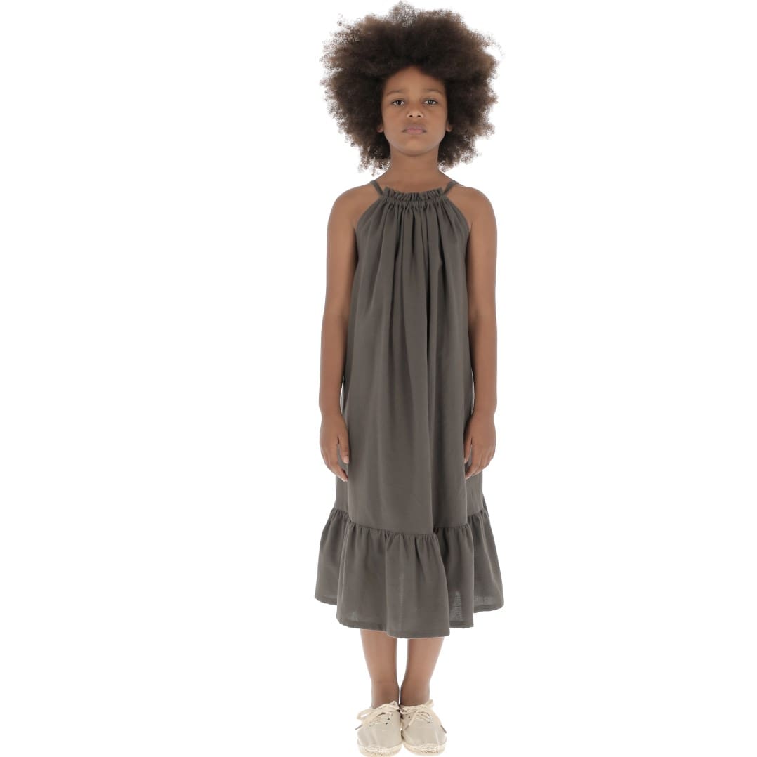 Dress Halter Neck | Volcanic Earth