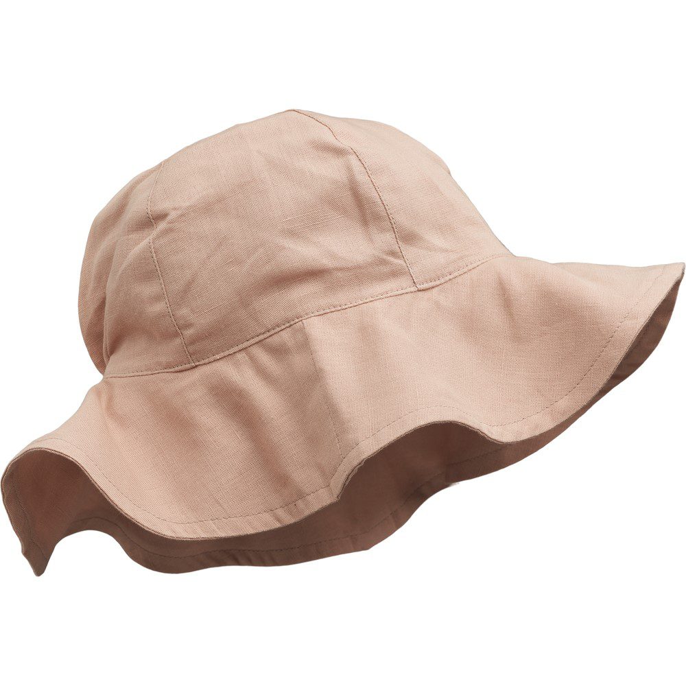 Amelia Reversible Seersucker Sun Hat | Tuscany Rose/Sandy