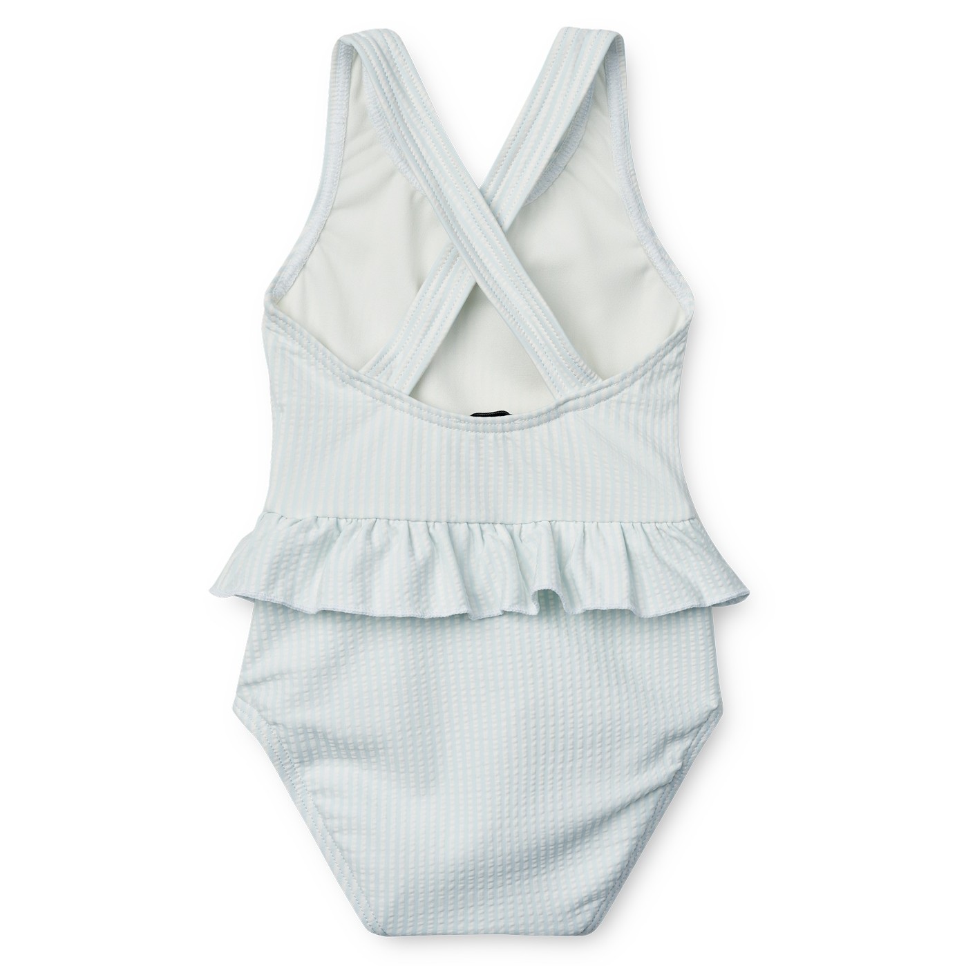 Amina Stripe Baby Swimsuit | Pure Sky/Creme De La Creme