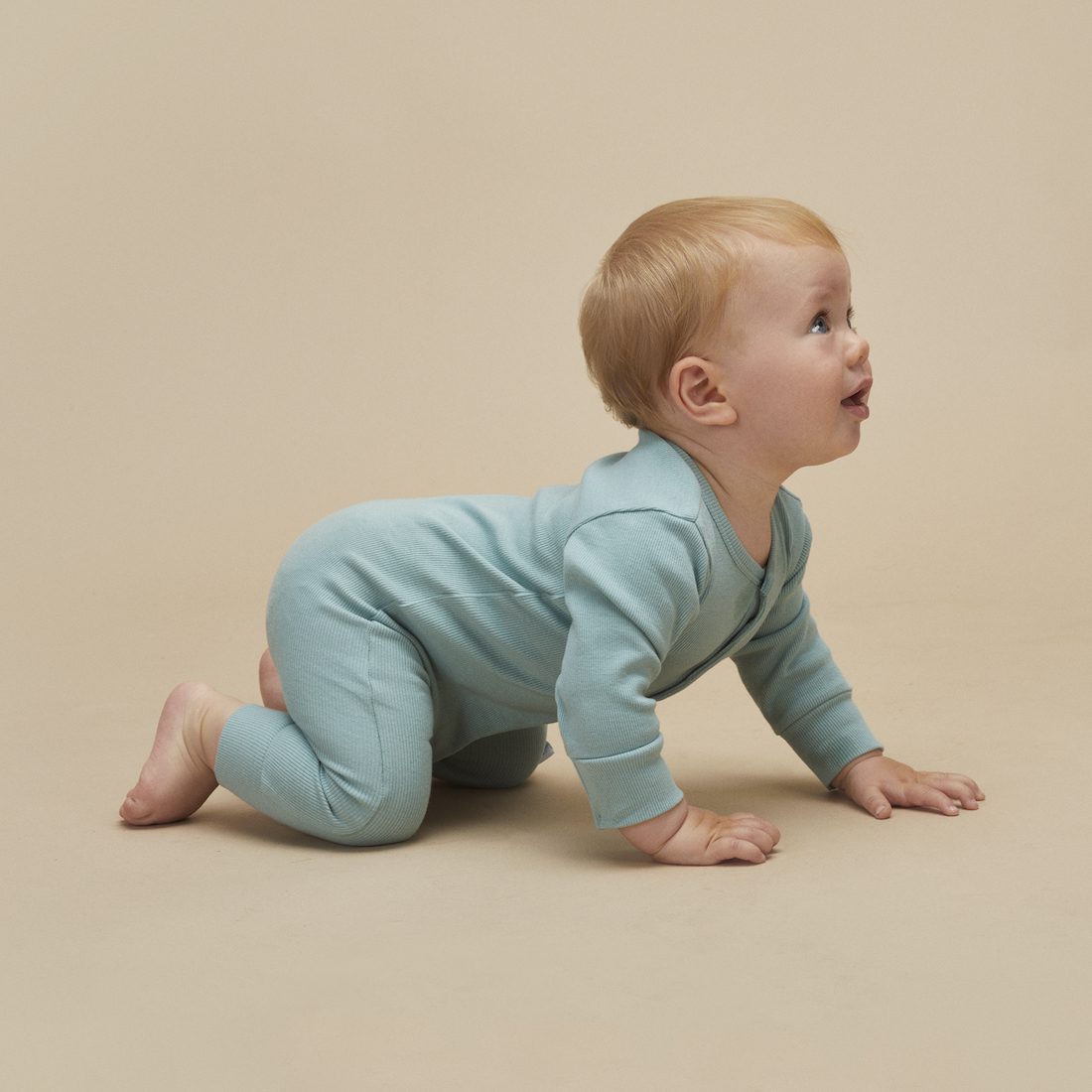 Aqua Rib Romper