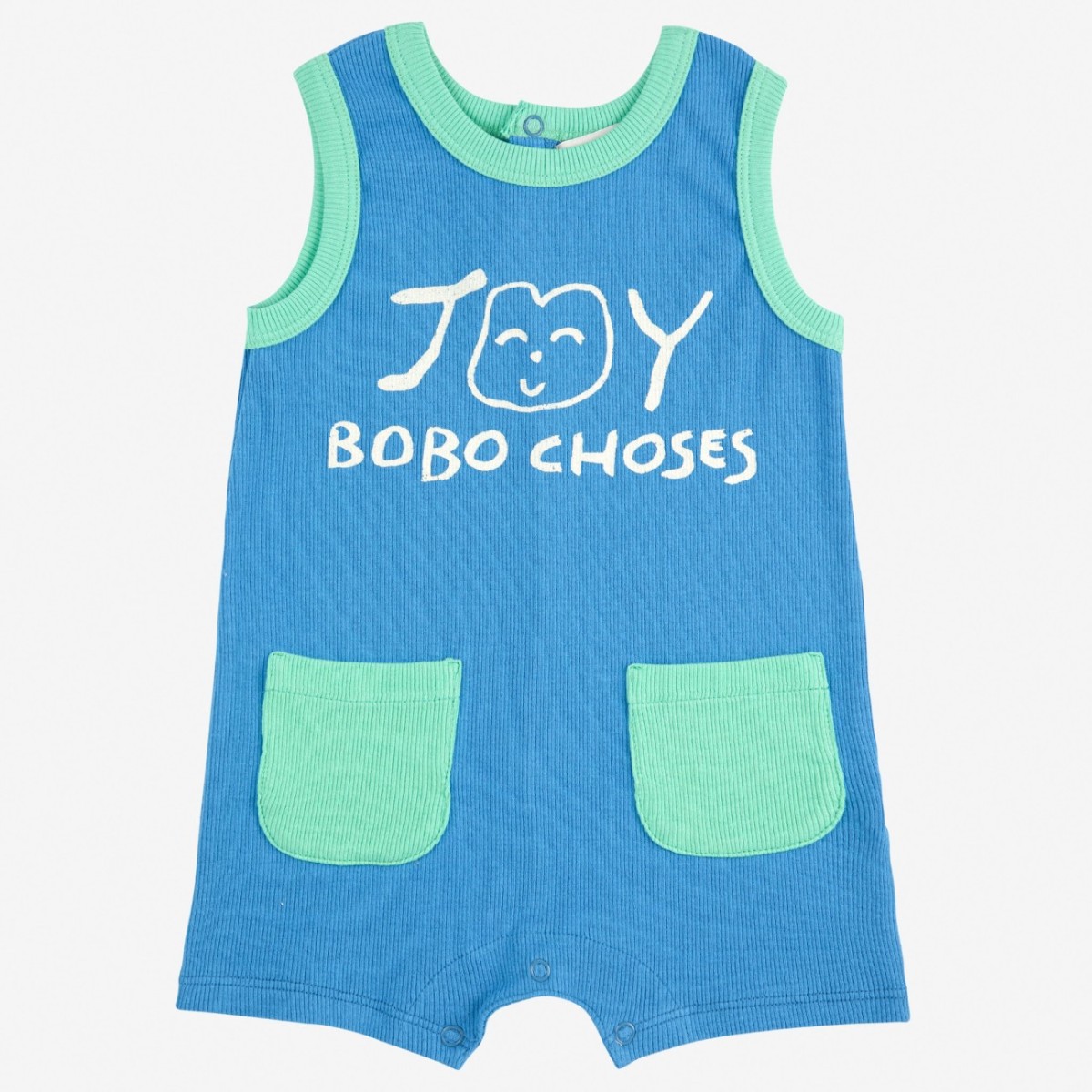 Smiling Blue Playsuit