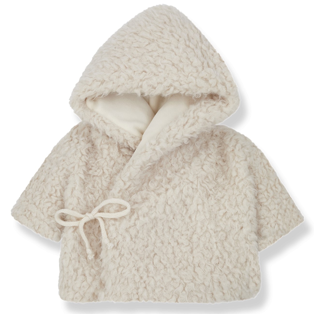Buba Extra Soft Furry Jacket | Ecru
