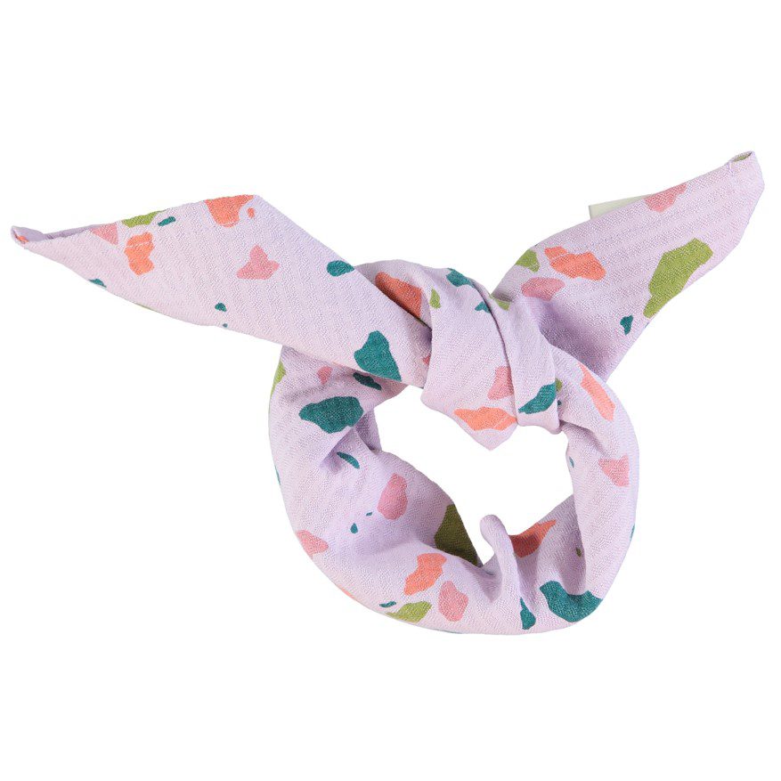 Bandana | Lilac W/ Multicolor Geometric Allover