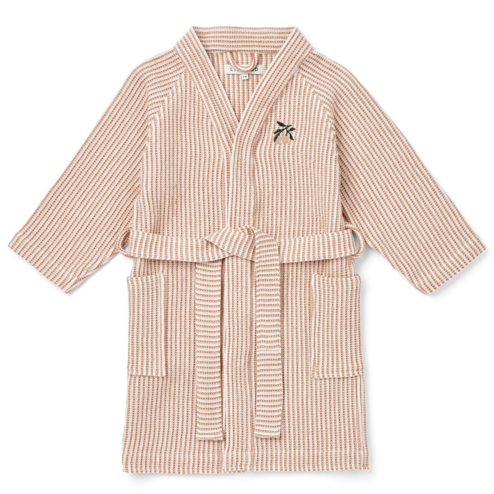 Bertha Bathrobe | Y/D Stripe Tuscany Rose/Creme De La Creme