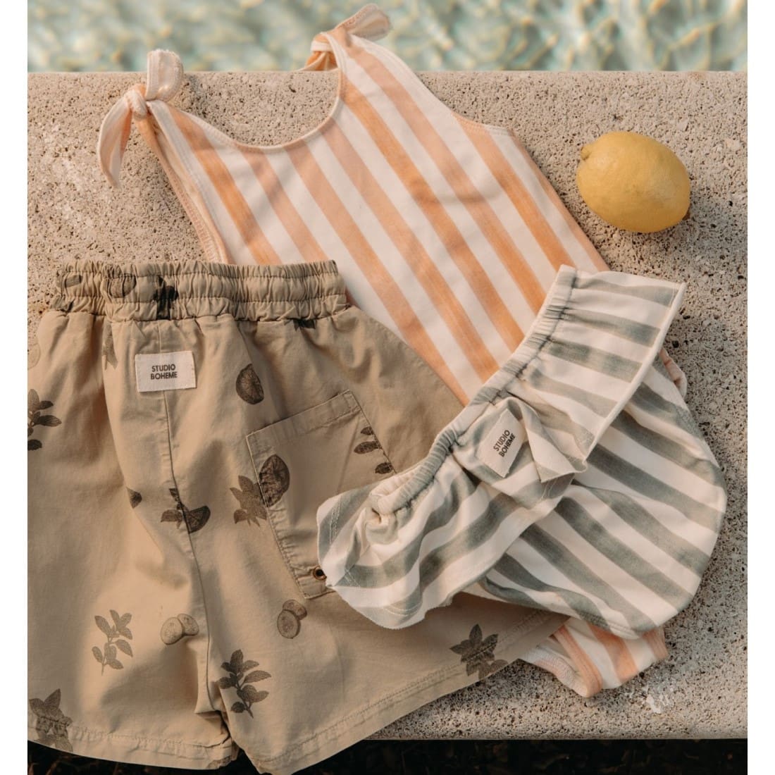 Roberta Swimsuit | Pink Stripes