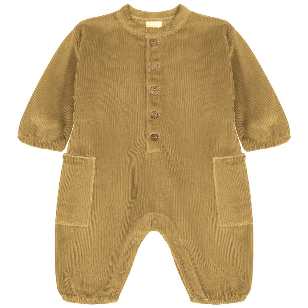 Big Papi Corduroy Jumpsuit | Bronze