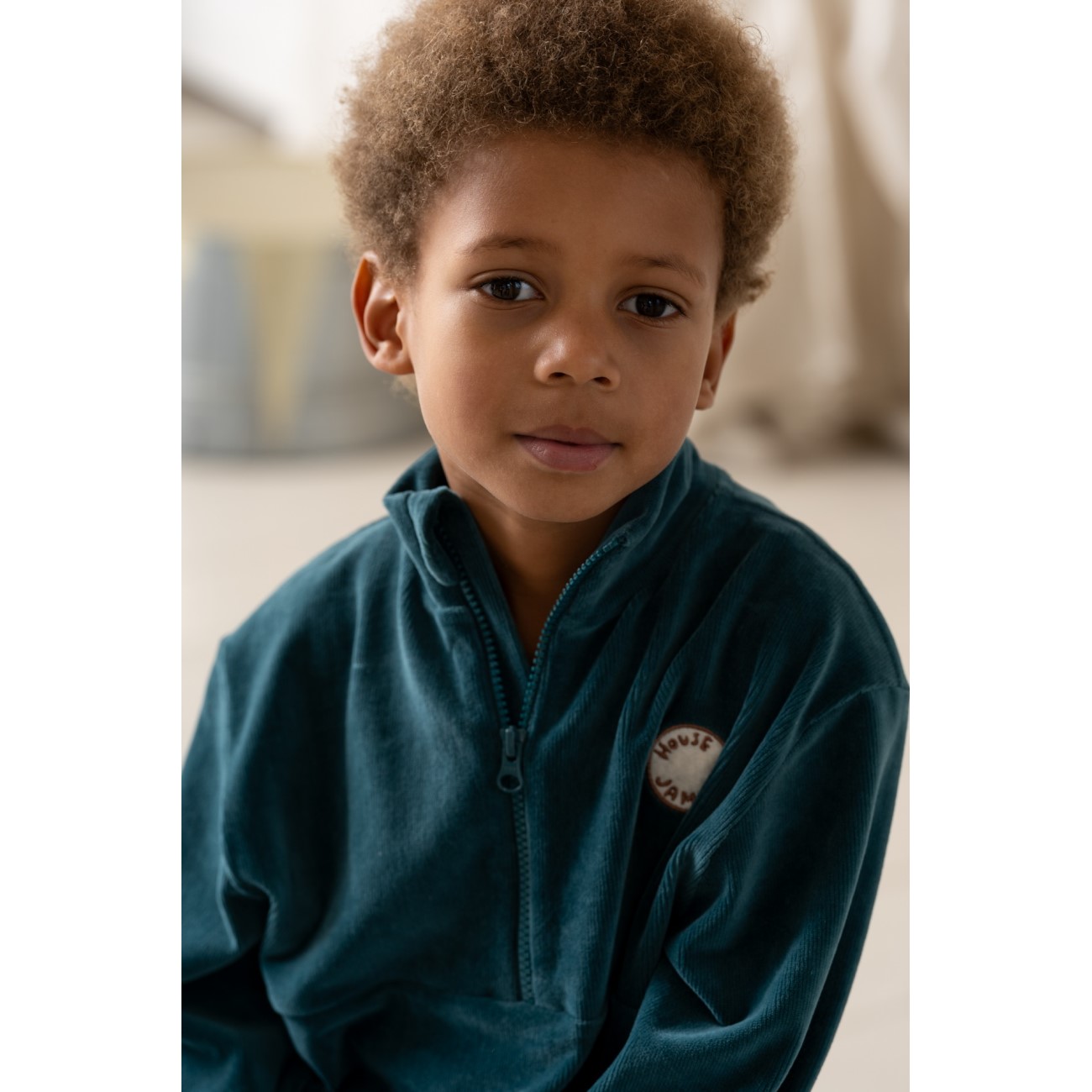 Zip Sweater | Teal