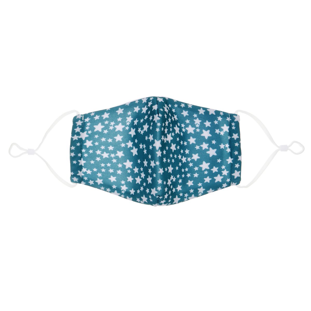 Child Star Print Face Mask | Green