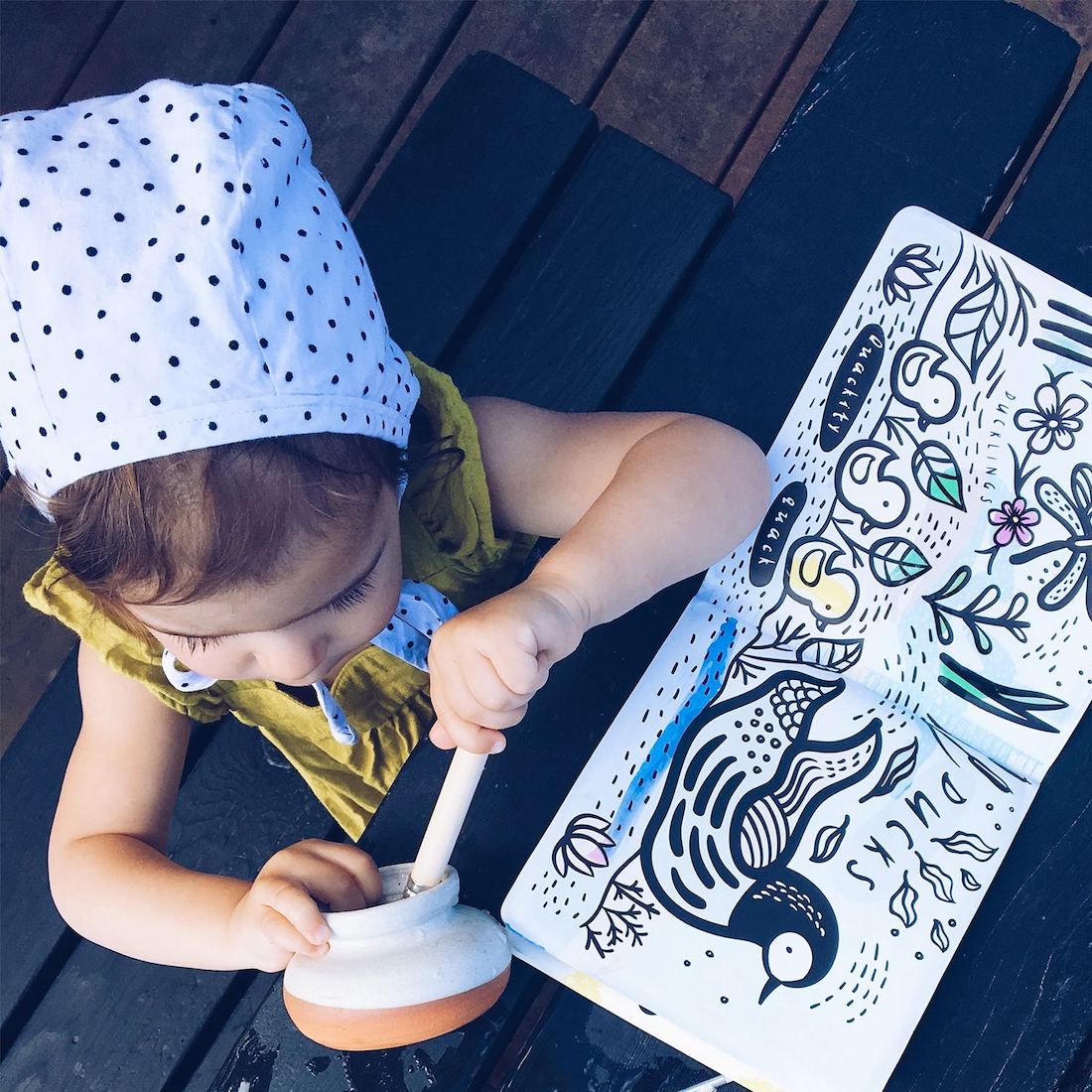 Color Me Bath Book | Who's In The Rainforest