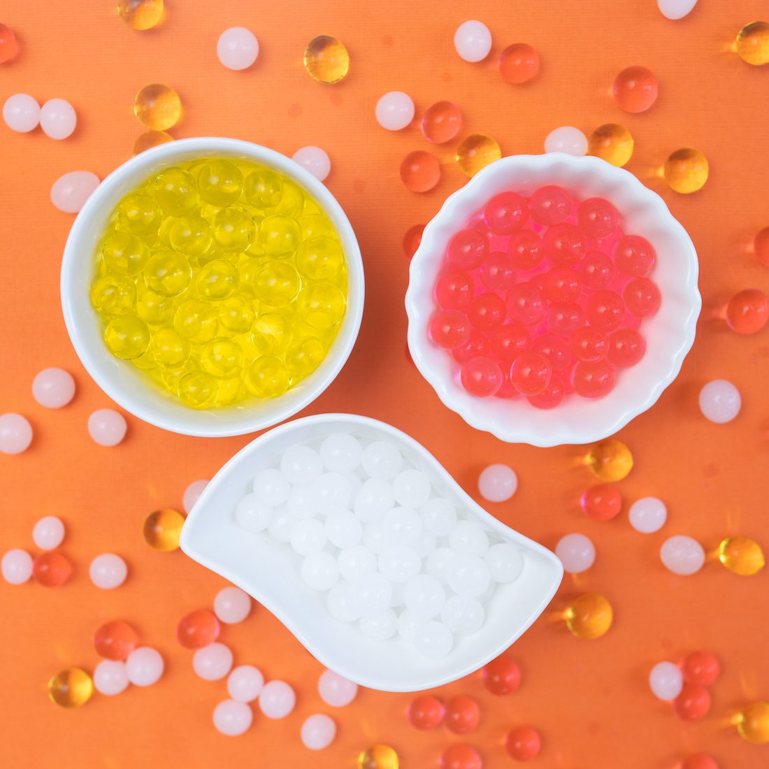 Colour Water Beads | 10g - Approx 500 water beads | Yellow