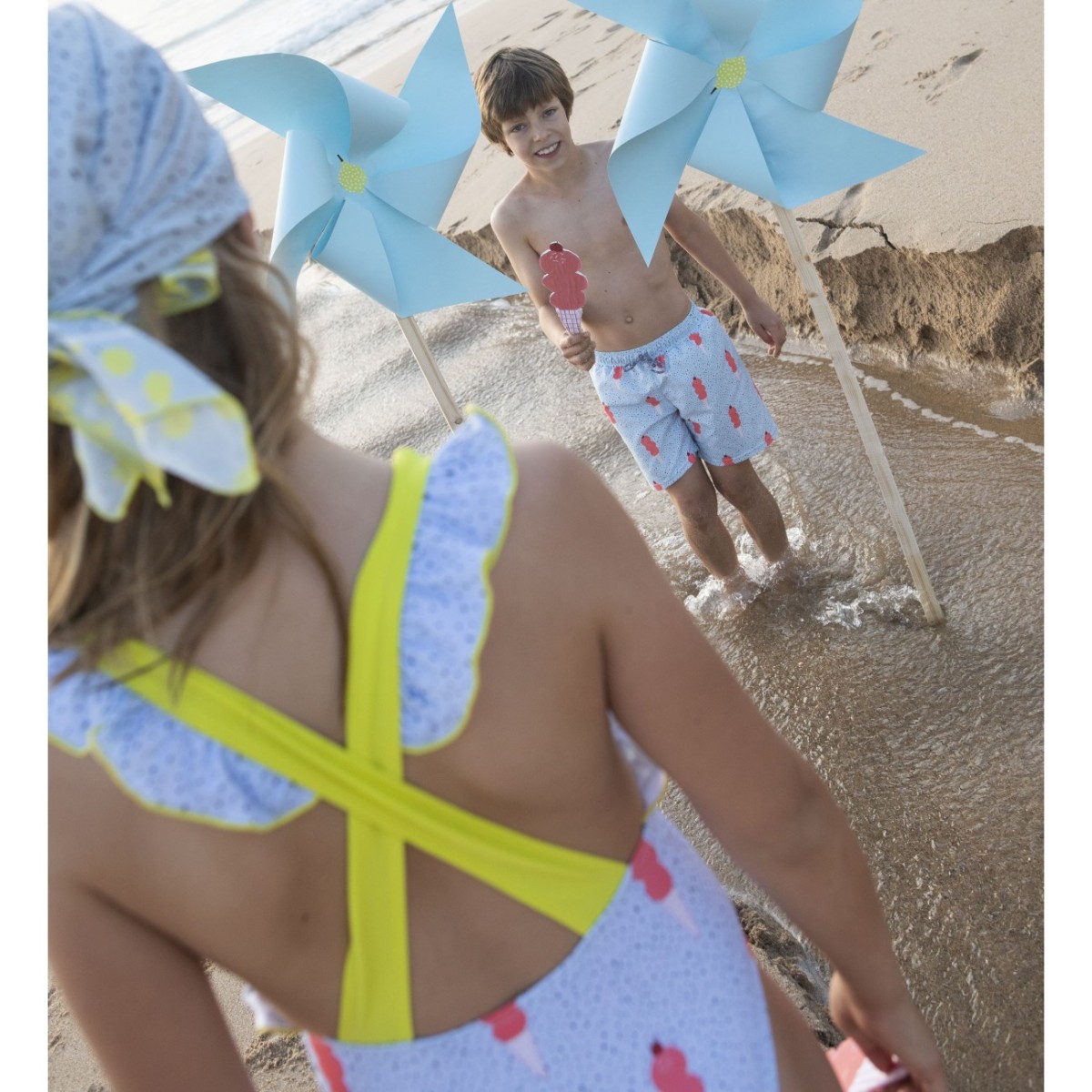 Smoothie Ice Cream Classic Swim Shorts