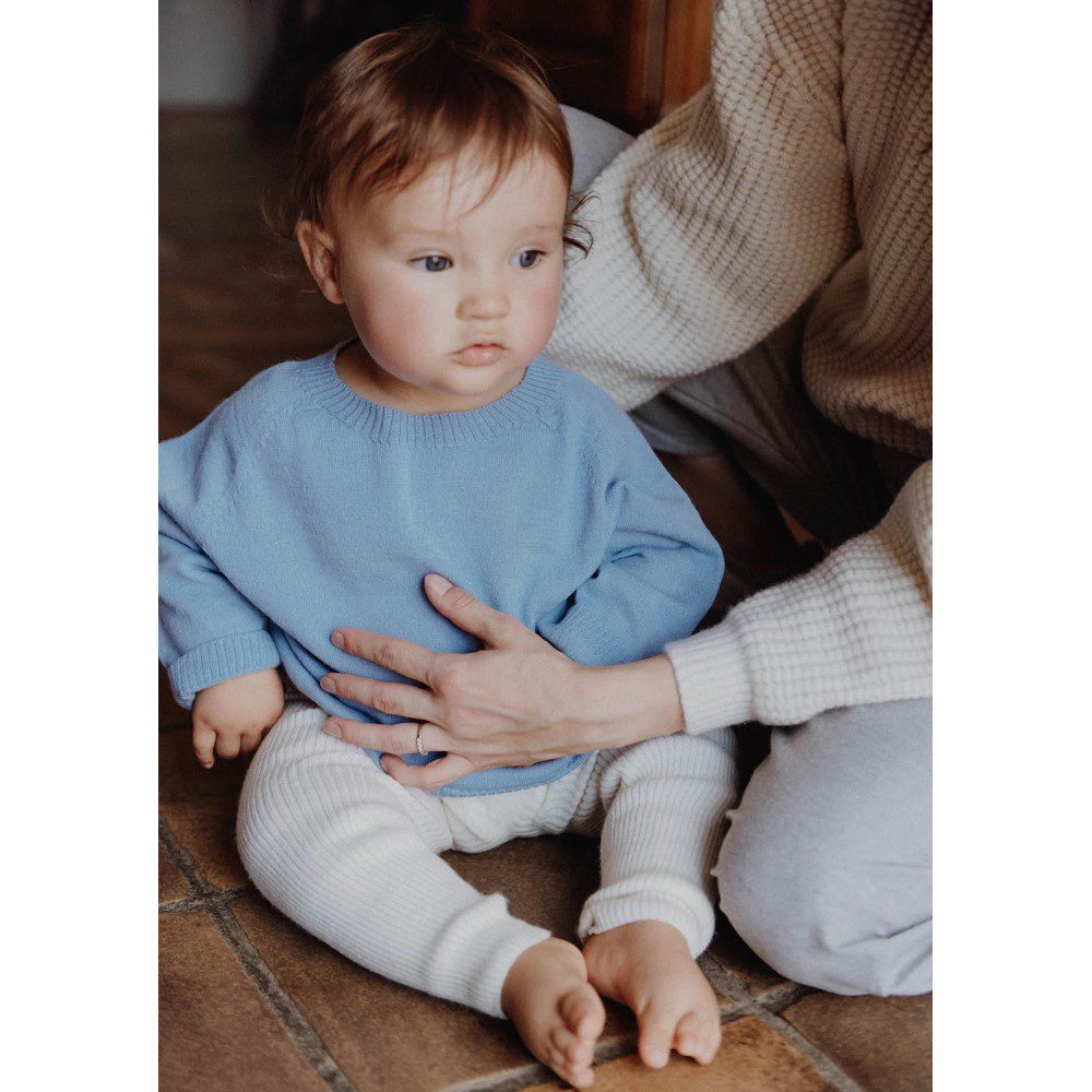 Thin Merino Sweater | Blue