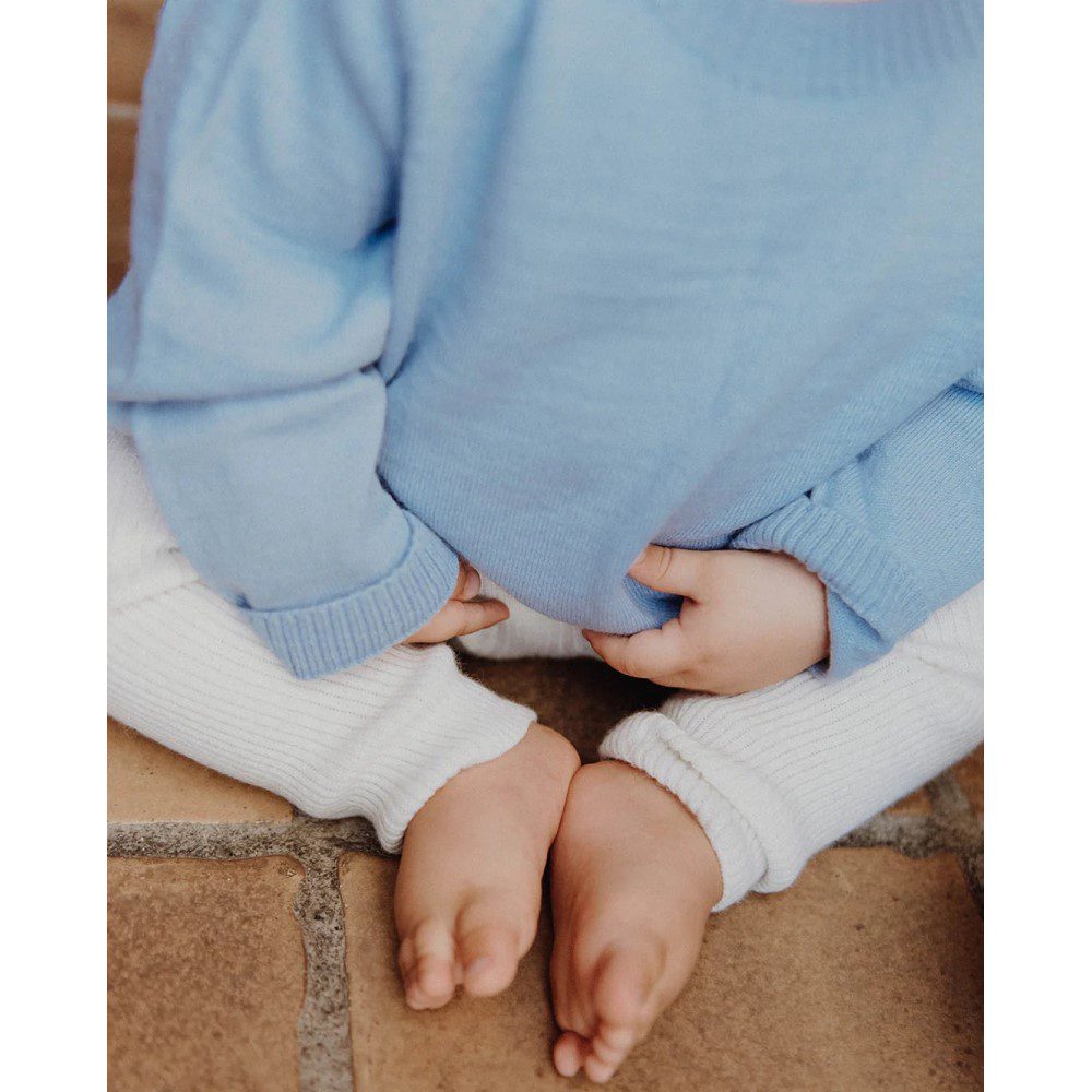Thin Merino Sweater | Blue