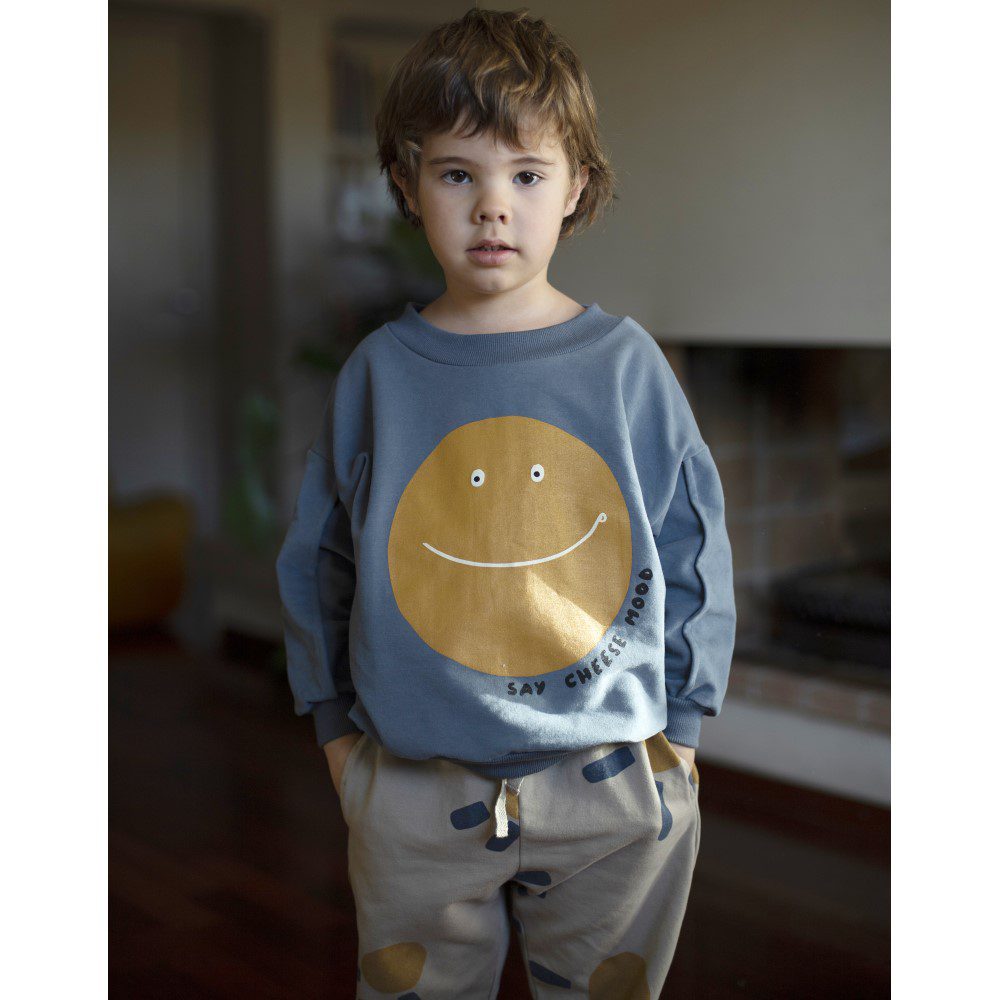 'Say Cheese' Sweatshirt | Storm Blue