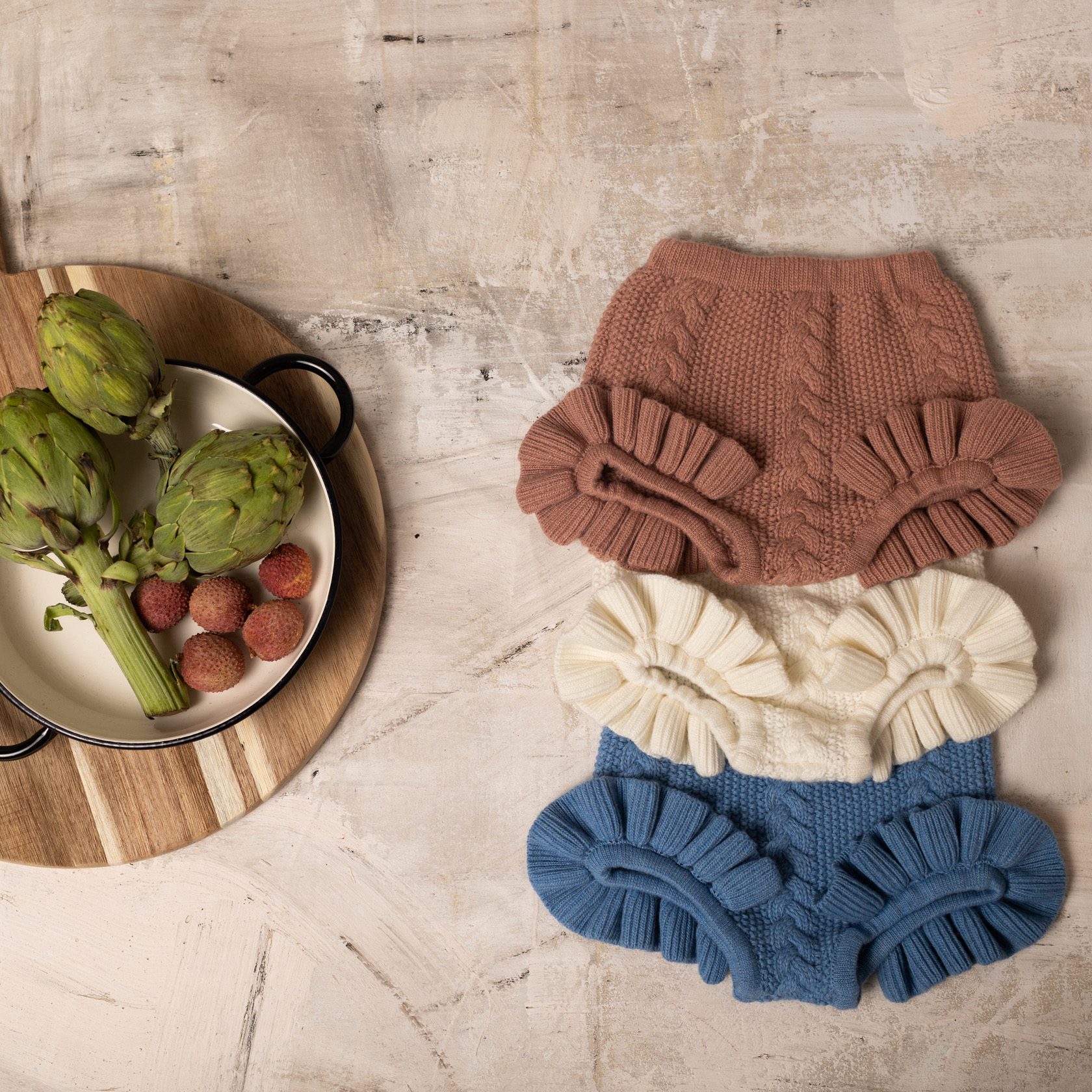 Blue Ruffle Bloomer