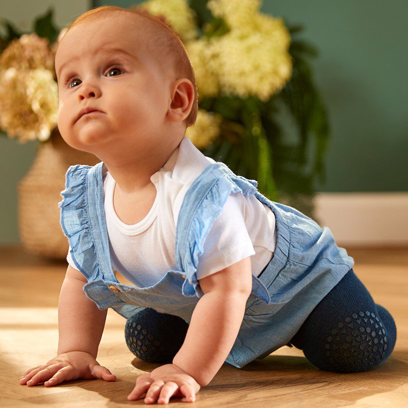 Crawling Tights | Navy Blue