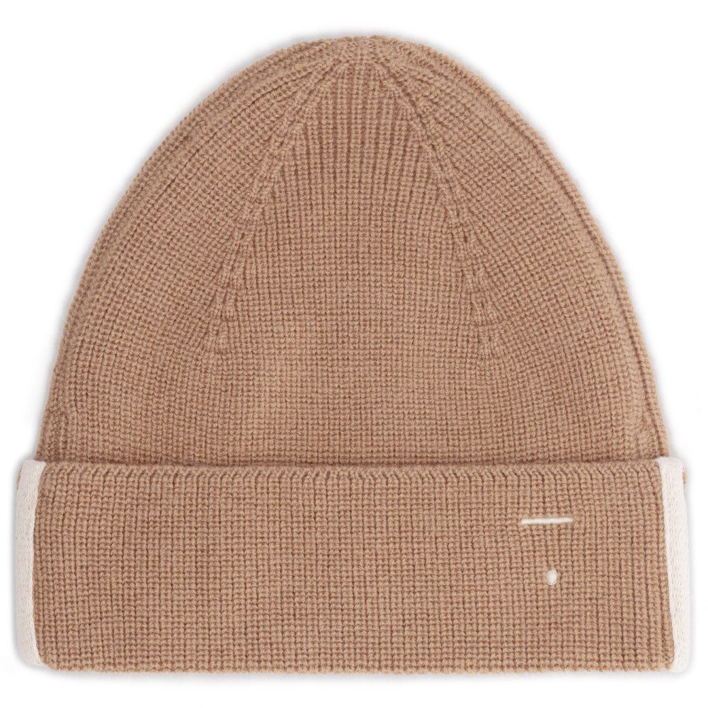 Baby Knitted Beanie |  Biscuit