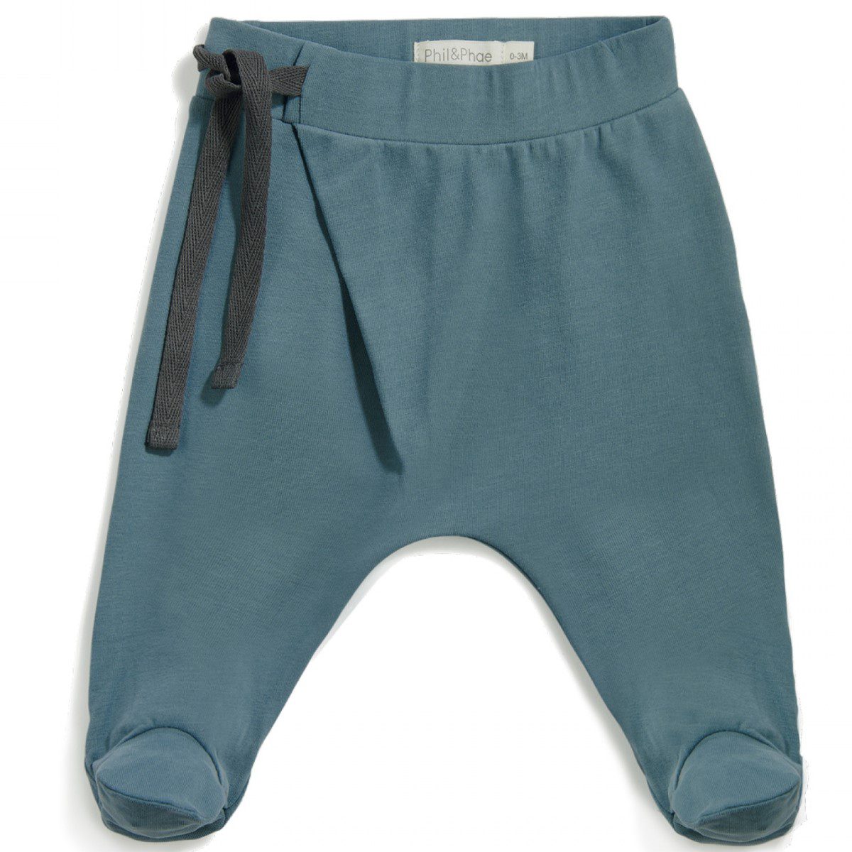 Cross-Over Body L/S & Harem Footies | Balsam Blue
