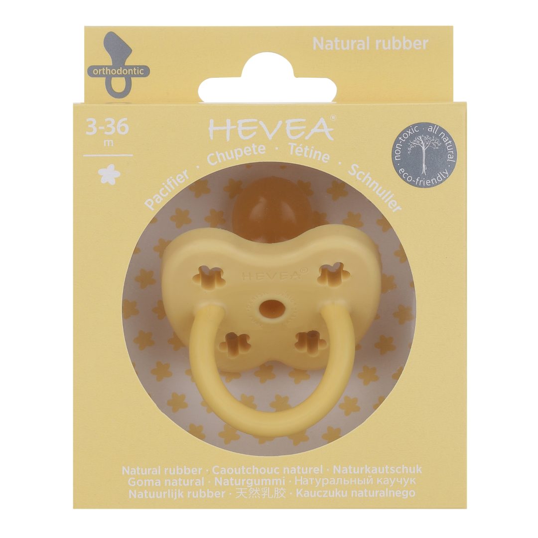 3-36 Months Natural Rubber Pacifier Orthodontic | Banana